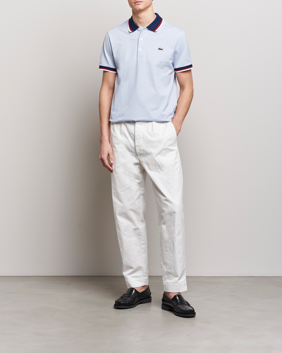 Uomini | Polo | Lacoste | Regular Fit Tipped Polo Phoenix Blue