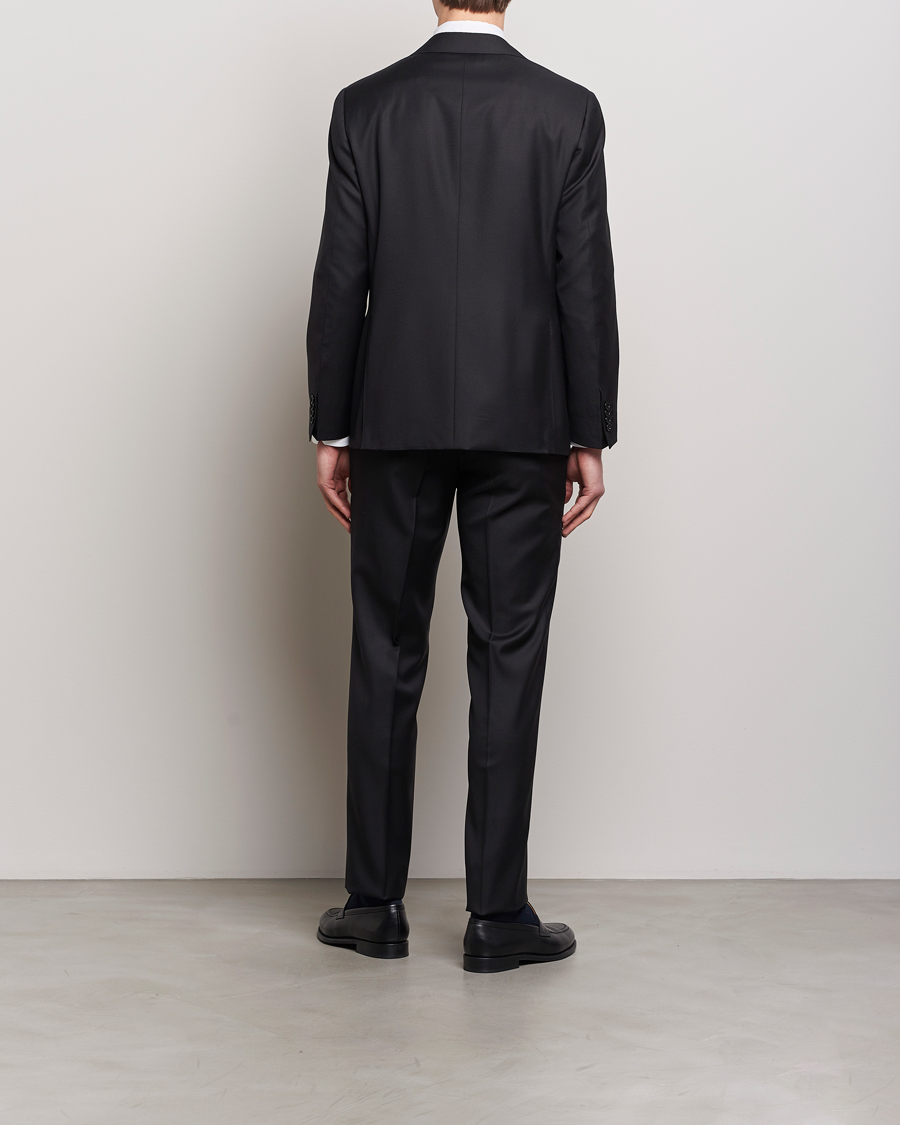 Uomini | Abiti | Canali | Capri Super 130s Wool Suit Black