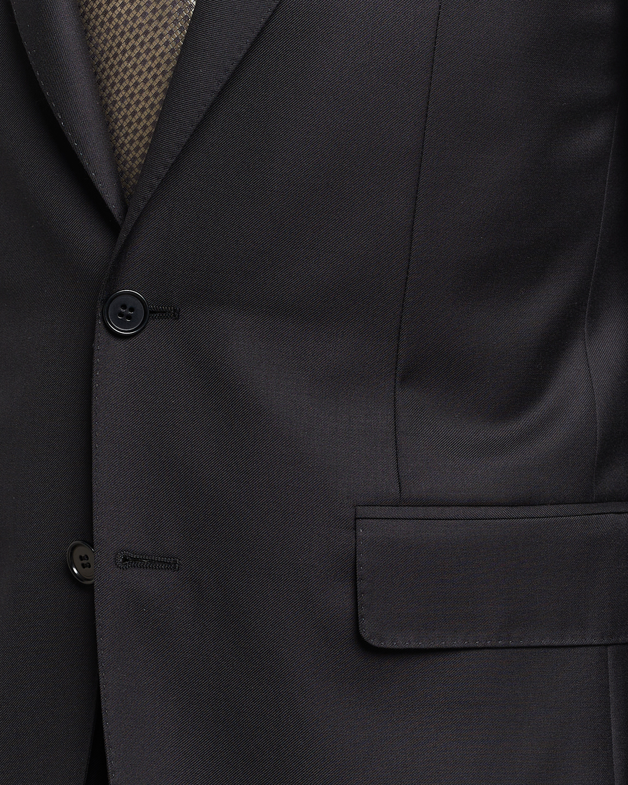 Uomini | Abiti | Canali | Capri Super 130s Wool Suit Black