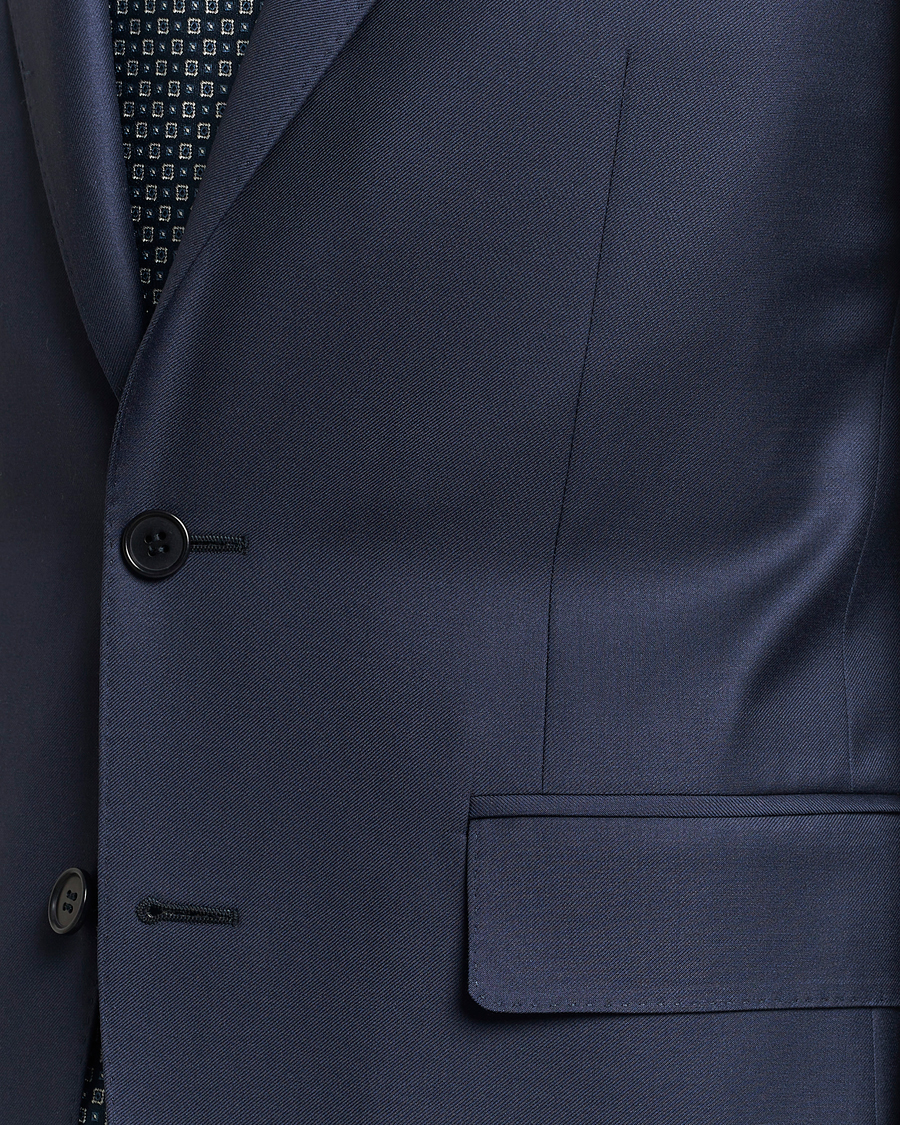 Uomini | Abiti | Canali | Capri Super 130s Wool Suit Navy
