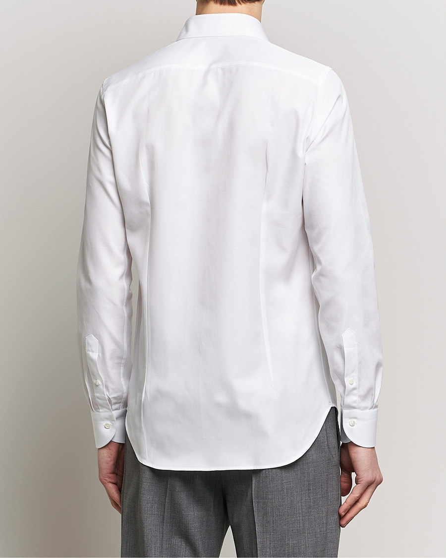 Uomini | Camicie | Canali | Slim Fit Cotton Shirt White