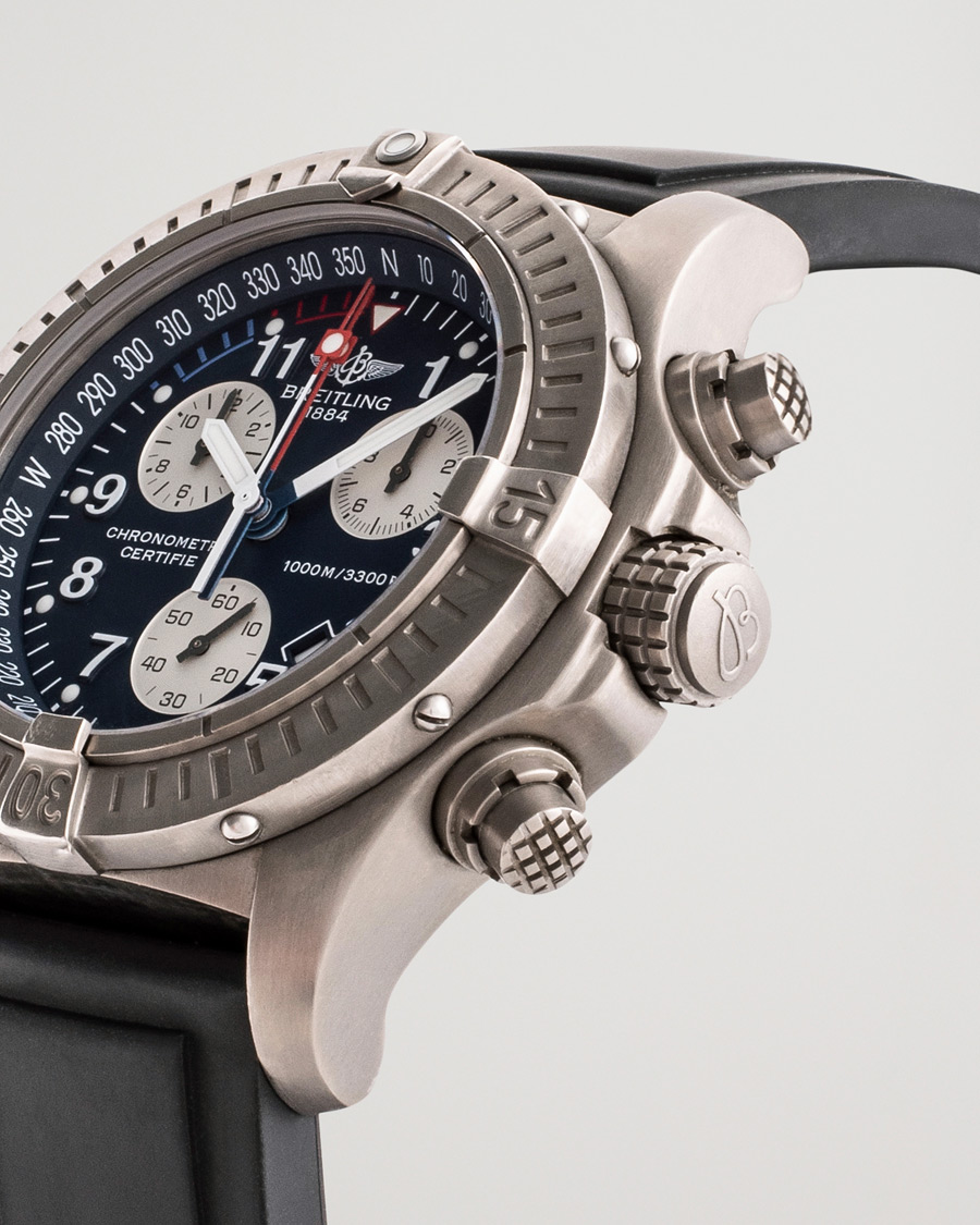 Uomini | Breitling Pre-Owned AvengerM1 E73360 Titan Blue Silver | Breitling Pre-Owned | AvengerM1 E73360 Titan Blue Silver