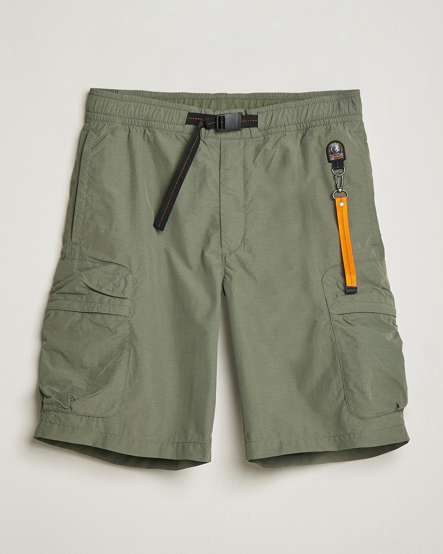 Uomini | Pantaloncini | Parajumpers | Walton Vintage Nylon Shorts Thyme Green