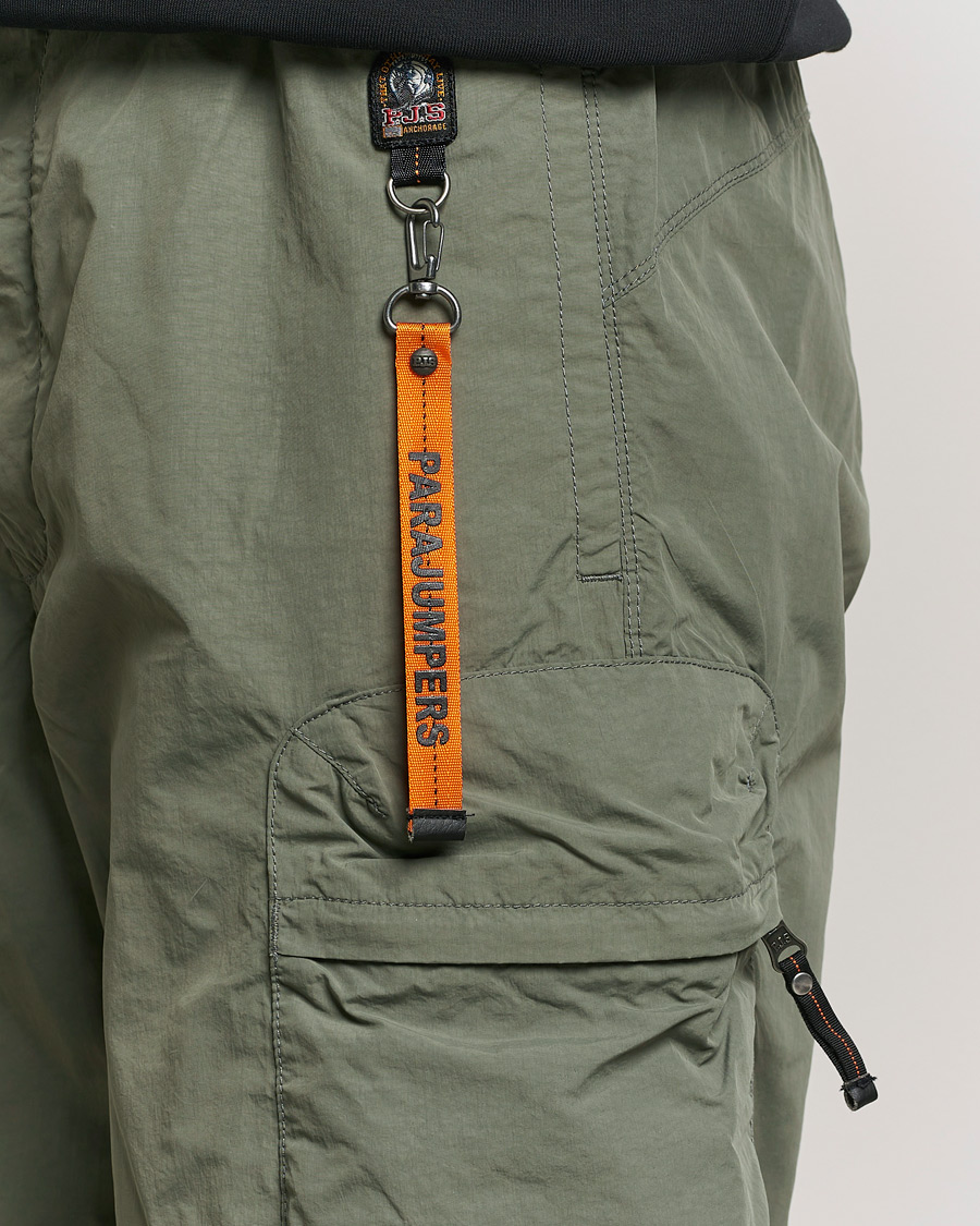 Uomini | Pantaloncini | Parajumpers | Walton Vintage Nylon Shorts Thyme Green