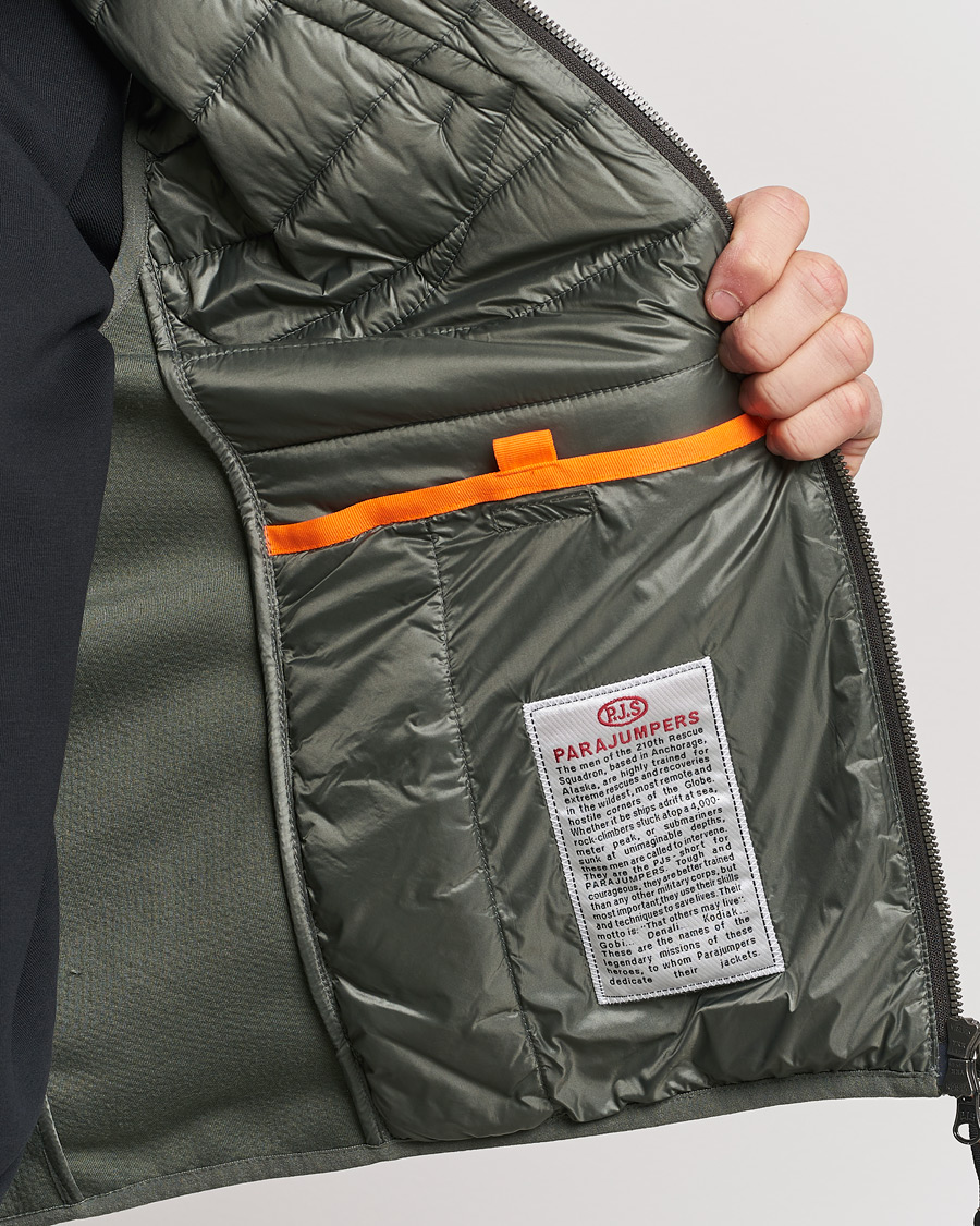 Uomini | Giacche | Parajumpers | Zavier Hybrid Vest Thyme Green