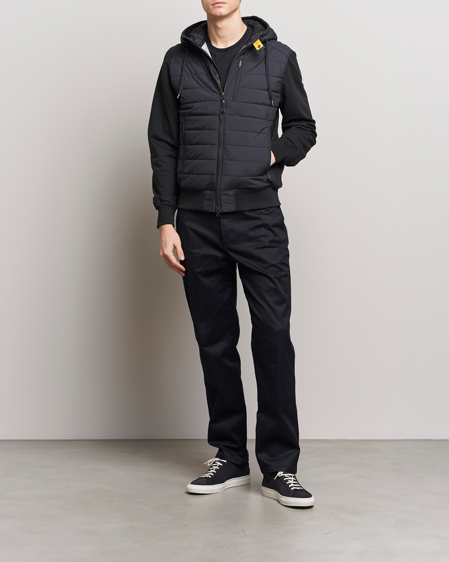 Uomini | Giacche | Parajumpers | Ivor Hybrid Hooded Jacket Black