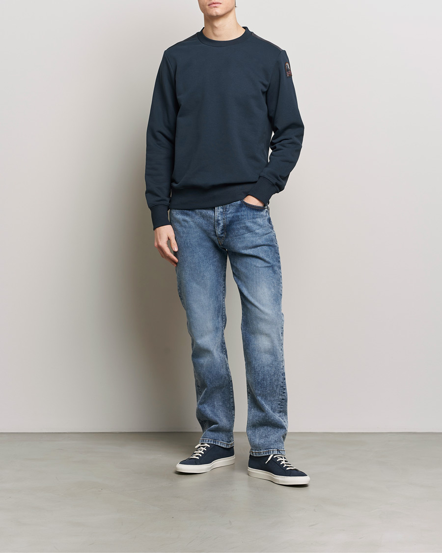 Uomini | Maglieria | Parajumpers | K2 Super Easy Crew Neck Sweatshirt Blue Navy
