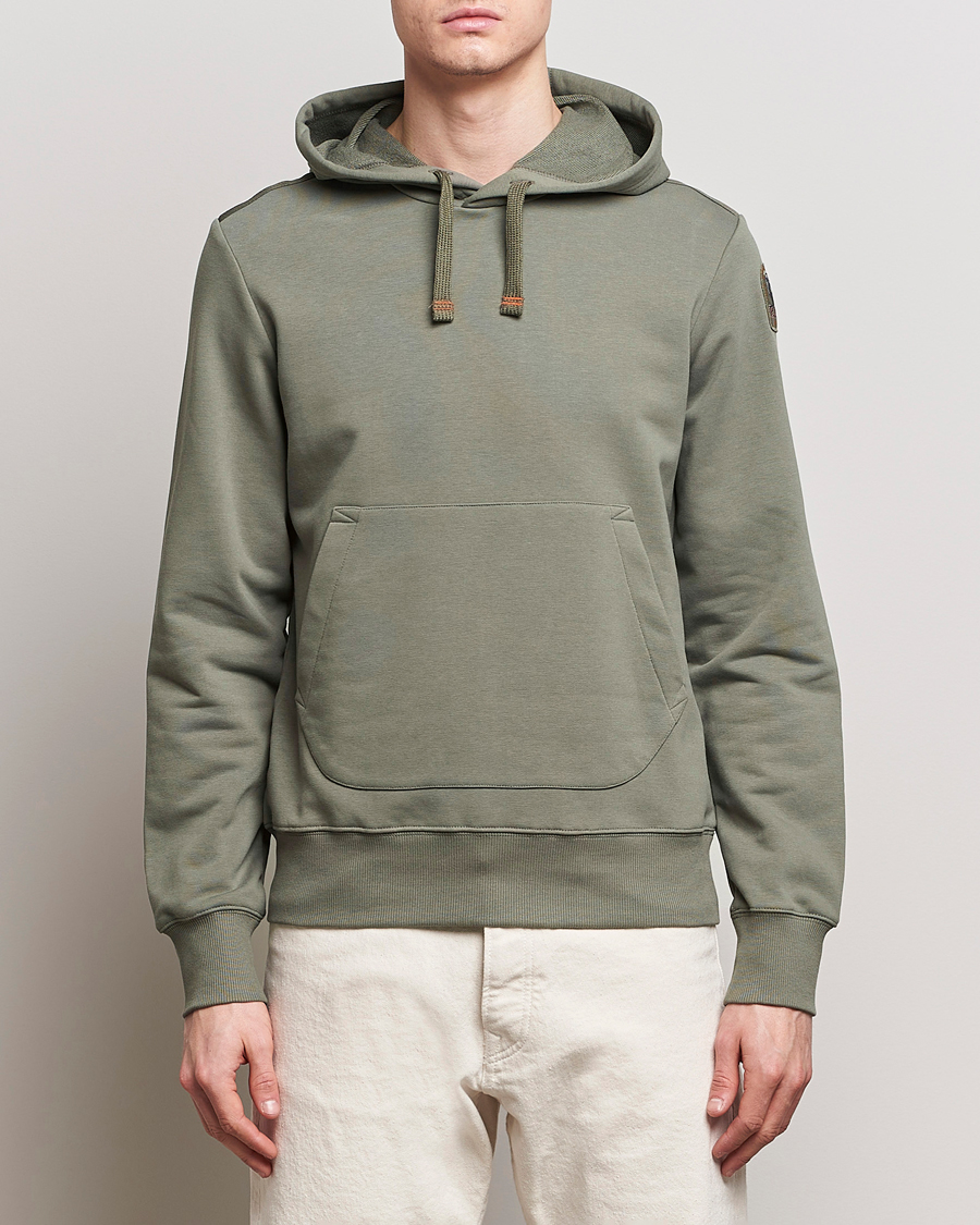 Uomini | Maglieria | Parajumpers | Everest Super Easy Hoodie Thyme Green