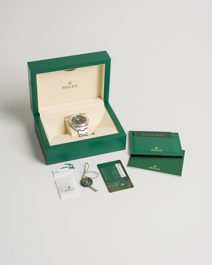Uomini | Rolex Pre-Owned Air King 126900 Silver | Rolex Pre-Owned | Air King 126900 Silver