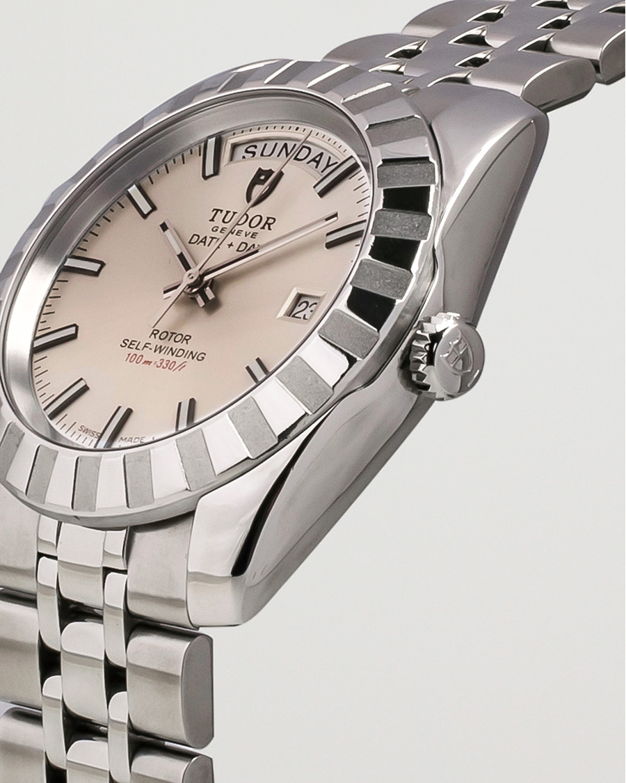 Uomini | Tudor Pre-Owned Classic Date-Day 23010 Silver | Tudor Pre-Owned | Classic Date-Day 23010 Silver