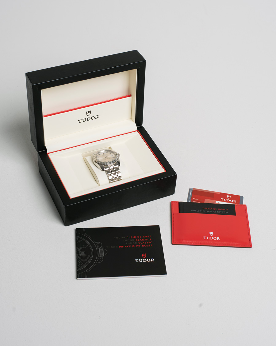 Uomini | Tudor Pre-Owned Classic Date-Day 23010 Silver | Tudor Pre-Owned | Classic Date-Day 23010 Silver