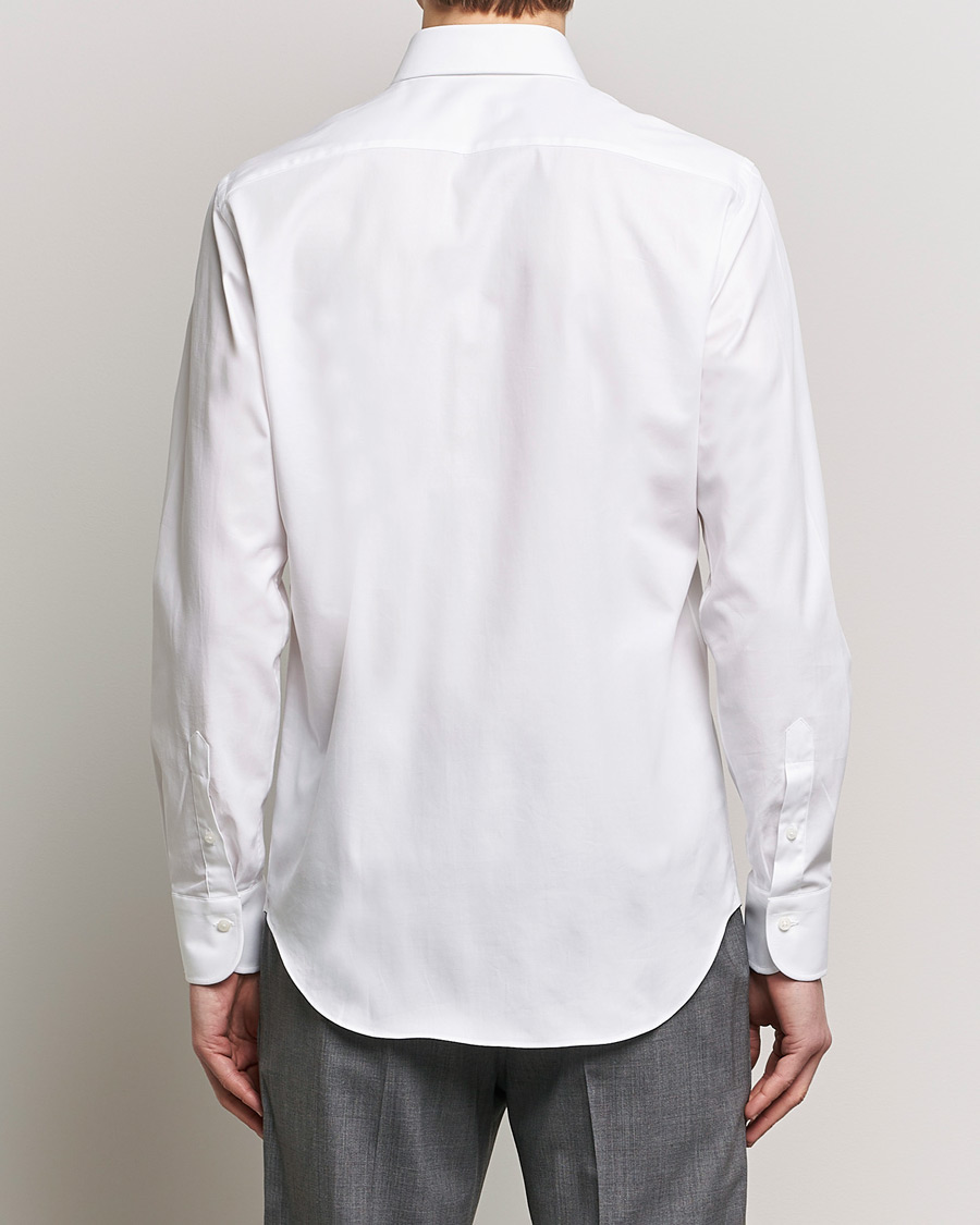 Uomini | Camicie | Grigio | Cotton Twill Dress Shirt White