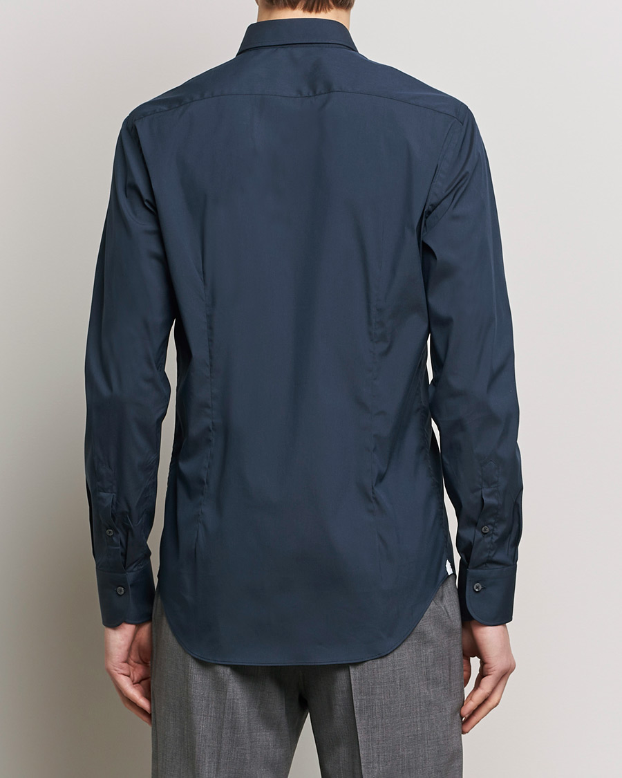 Uomini | Camicie | Grigio | Comfort Stretch Dress Shirt Navy