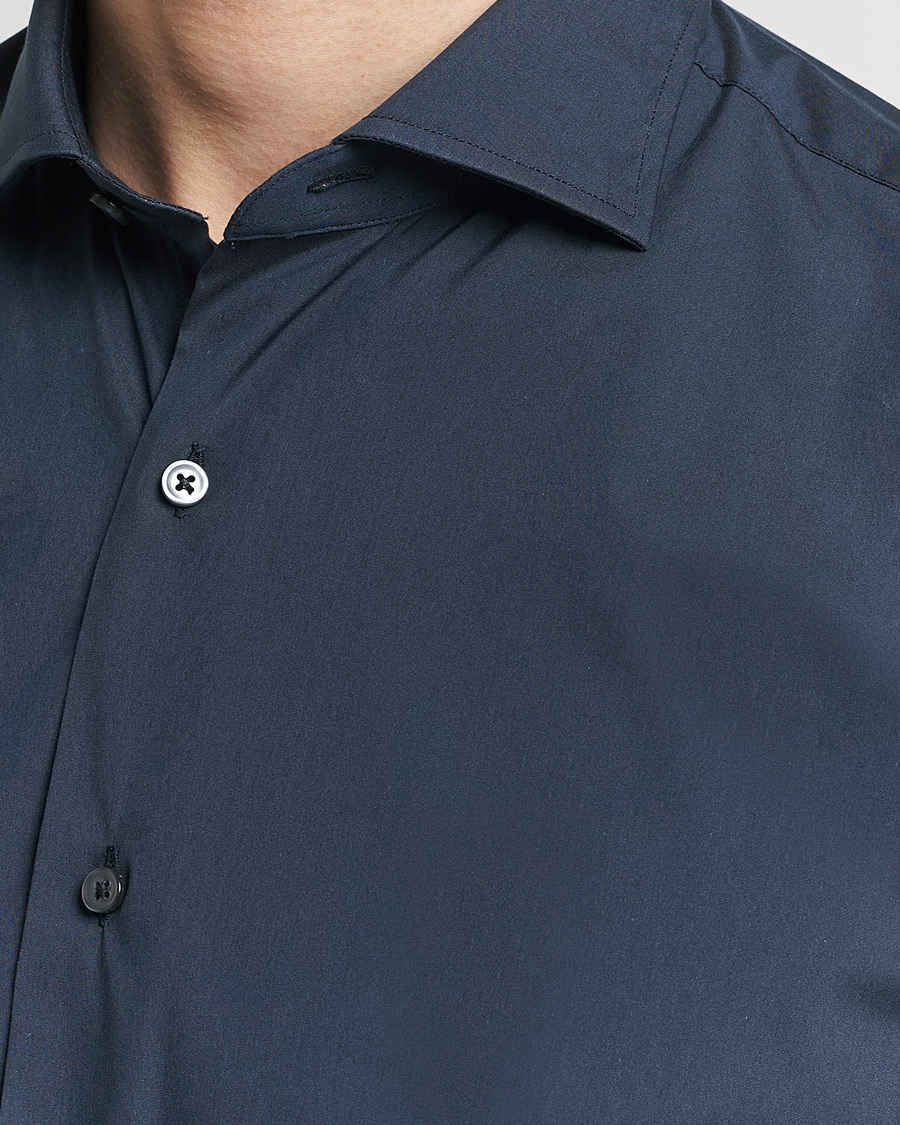 Uomini | Camicie | Grigio | Comfort Stretch Dress Shirt Navy