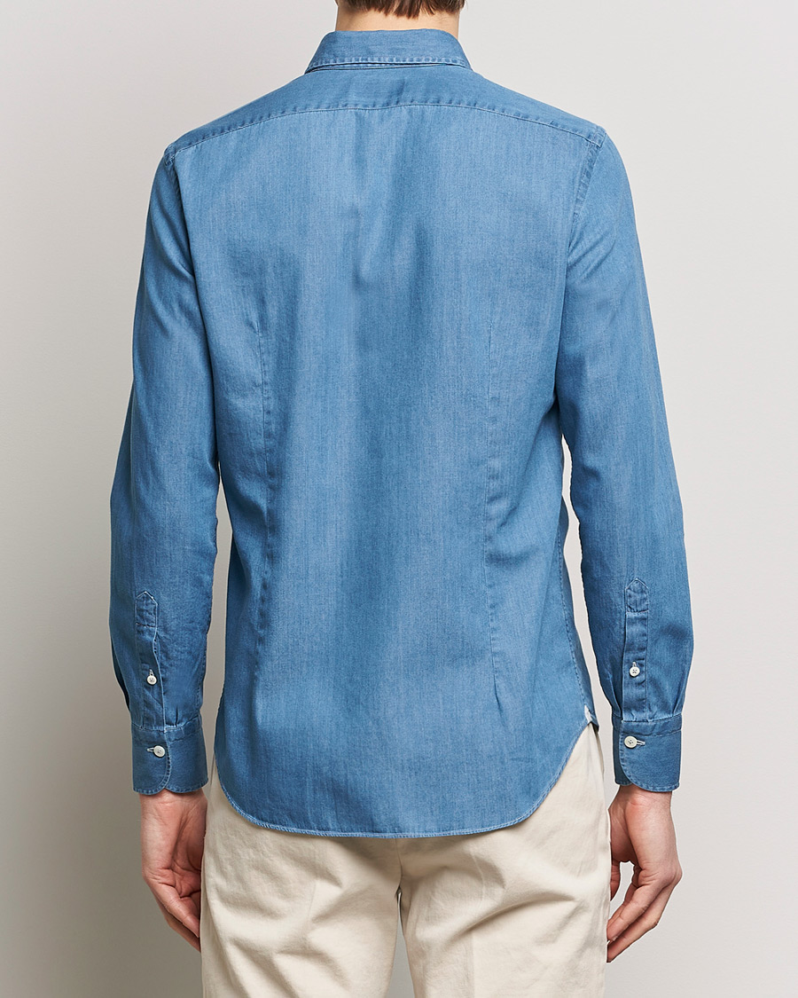 Uomini | Camicie | Grigio | Denim Shirt Medium Blue