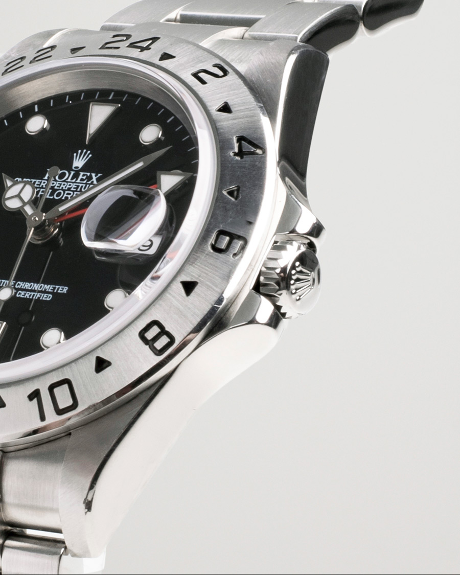 Uomini | Rolex Pre-Owned Explorer II 16570 Silver | Rolex Pre-Owned | Explorer II 16570 Silver