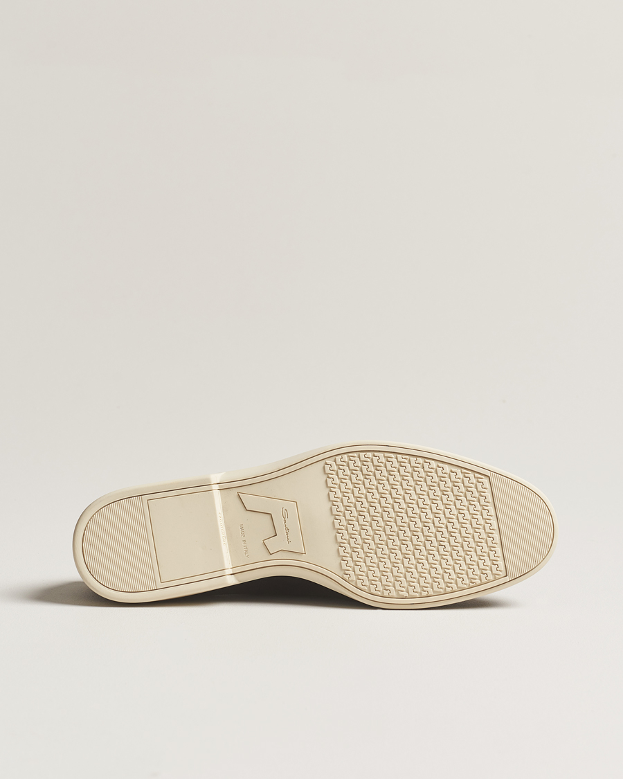 Uomini | Santoni Summer Tassel Loafers Navy Suede | Santoni | Summer Tassel Loafers Navy Suede