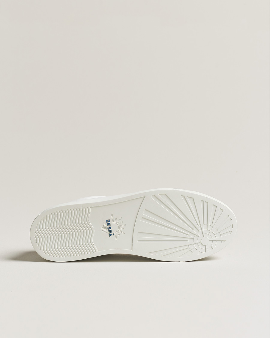 Uomini | Zespà ZSP4 Nappa Leather Sneakers White/Wine | Zespà | ZSP4 Nappa Leather Sneakers White/Wine