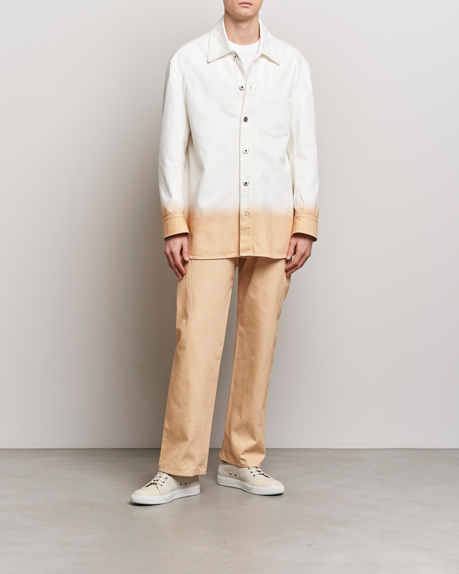 Uomini | Pantaloni | Lanvin | Degrade Twisted Pants Vanilla
