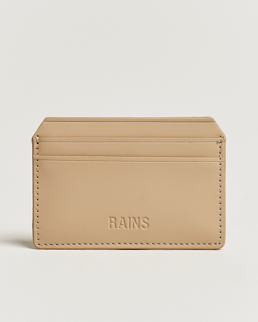 Uomini | RAINS Card Holder Sand | RAINS | Card Holder Sand
