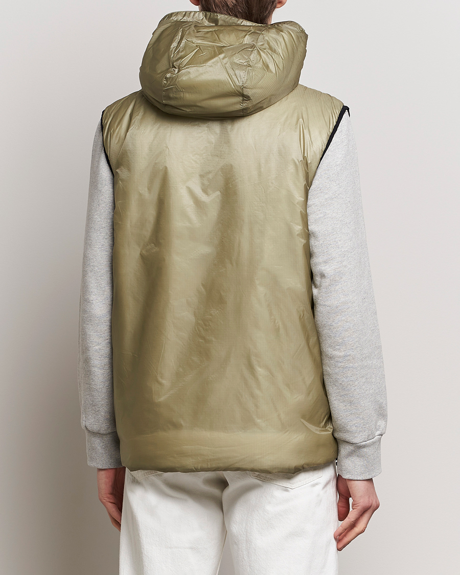 Uomini | Giacche | RAINS | Kaunas Hybrid Hooded Vest Earth