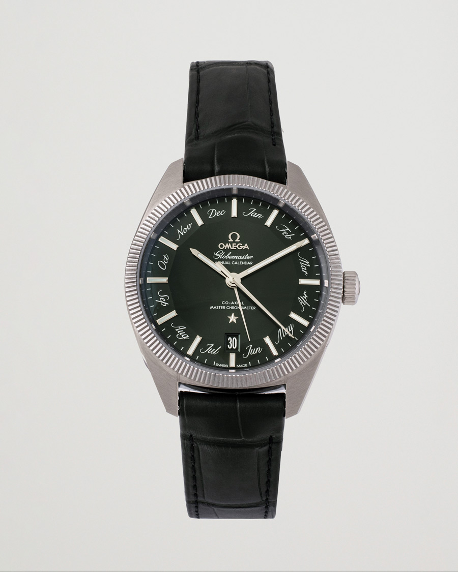 Uomini | Omega Pre-Owned Constellation Globemaster Green Silver | Omega Pre-Owned | Constellation Globemaster Green Silver