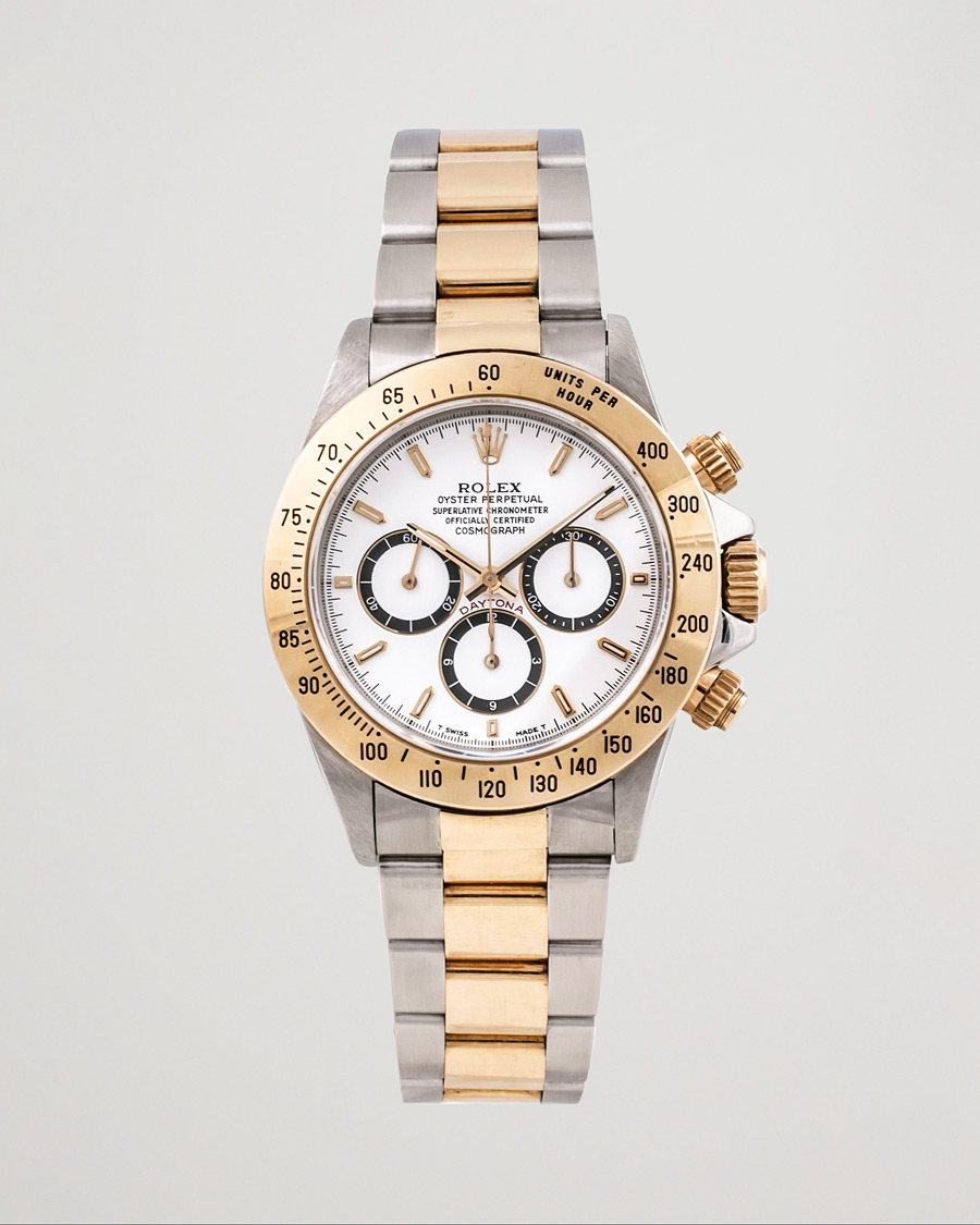 Uomini | Rolex Pre-Owned Daytona 16523 G/S Silver | Rolex Pre-Owned | Daytona 16523 G/S Silver