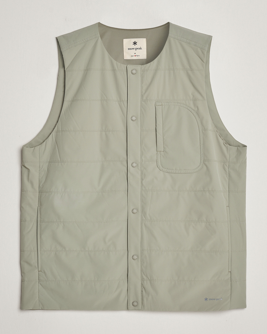 Uomini | Giacche | Snow Peak | Flexible Insulated Vest Beige