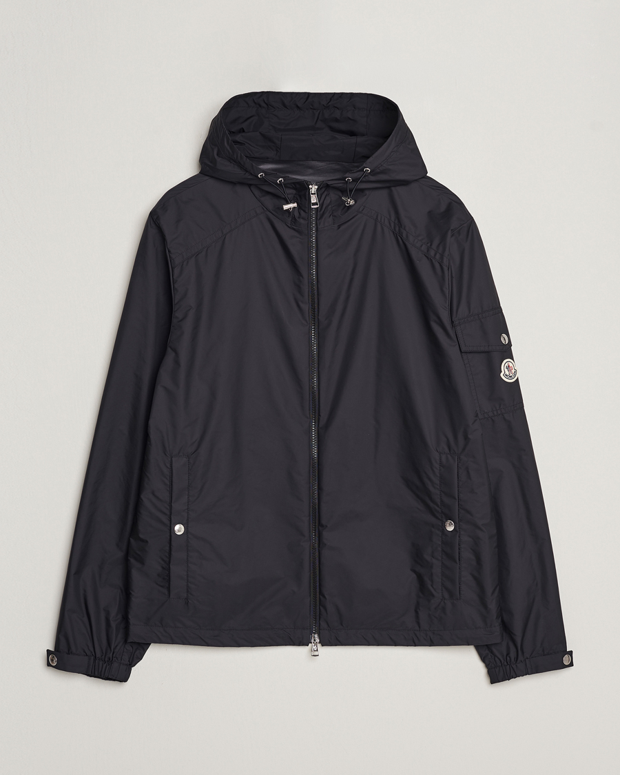 Uomini | Giacche | Moncler | Etiache Hooded Bomber Jacket Black
