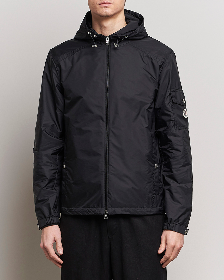 Uomini | Giacche | Moncler | Etiache Hooded Bomber Jacket Black