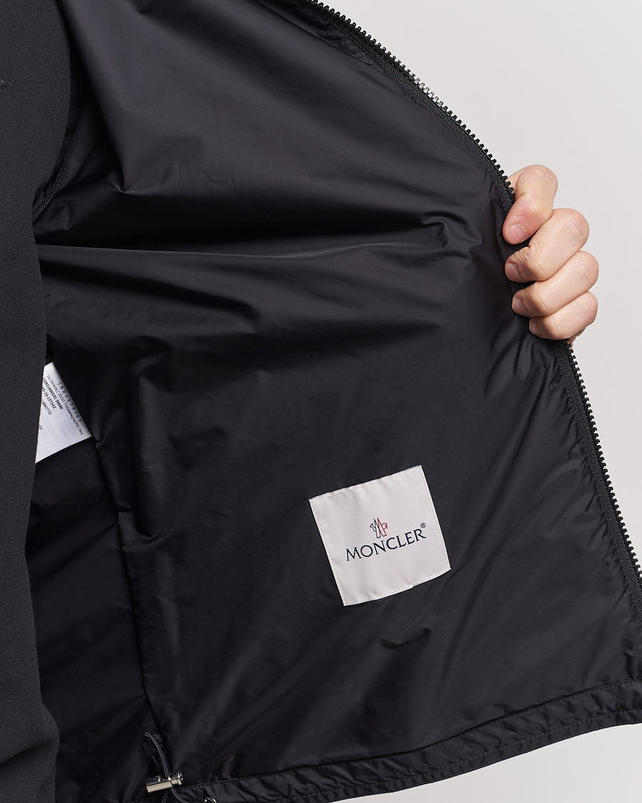 Uomini | Giacche | Moncler | Etiache Hooded Bomber Jacket Black