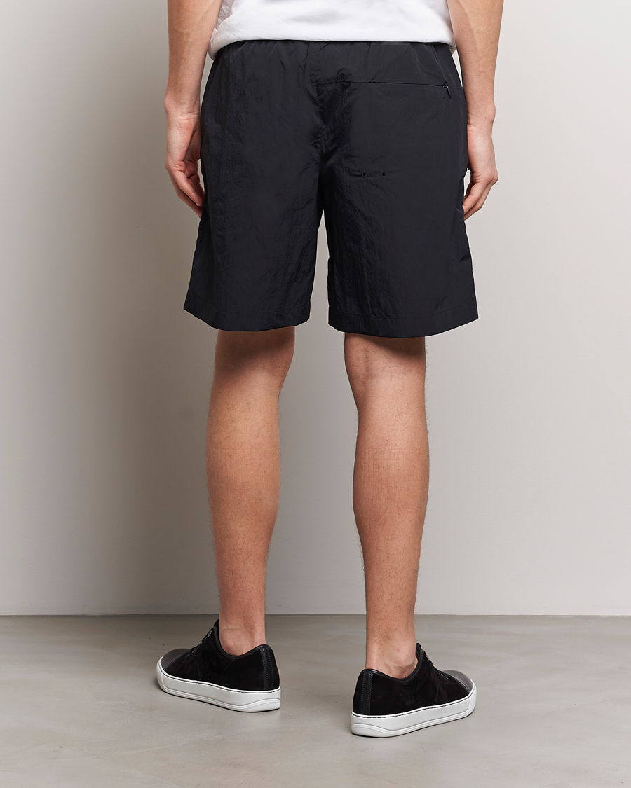 Uomini | Costumi da bagno | Moncler | Lettering Logo Swim Shorts Black