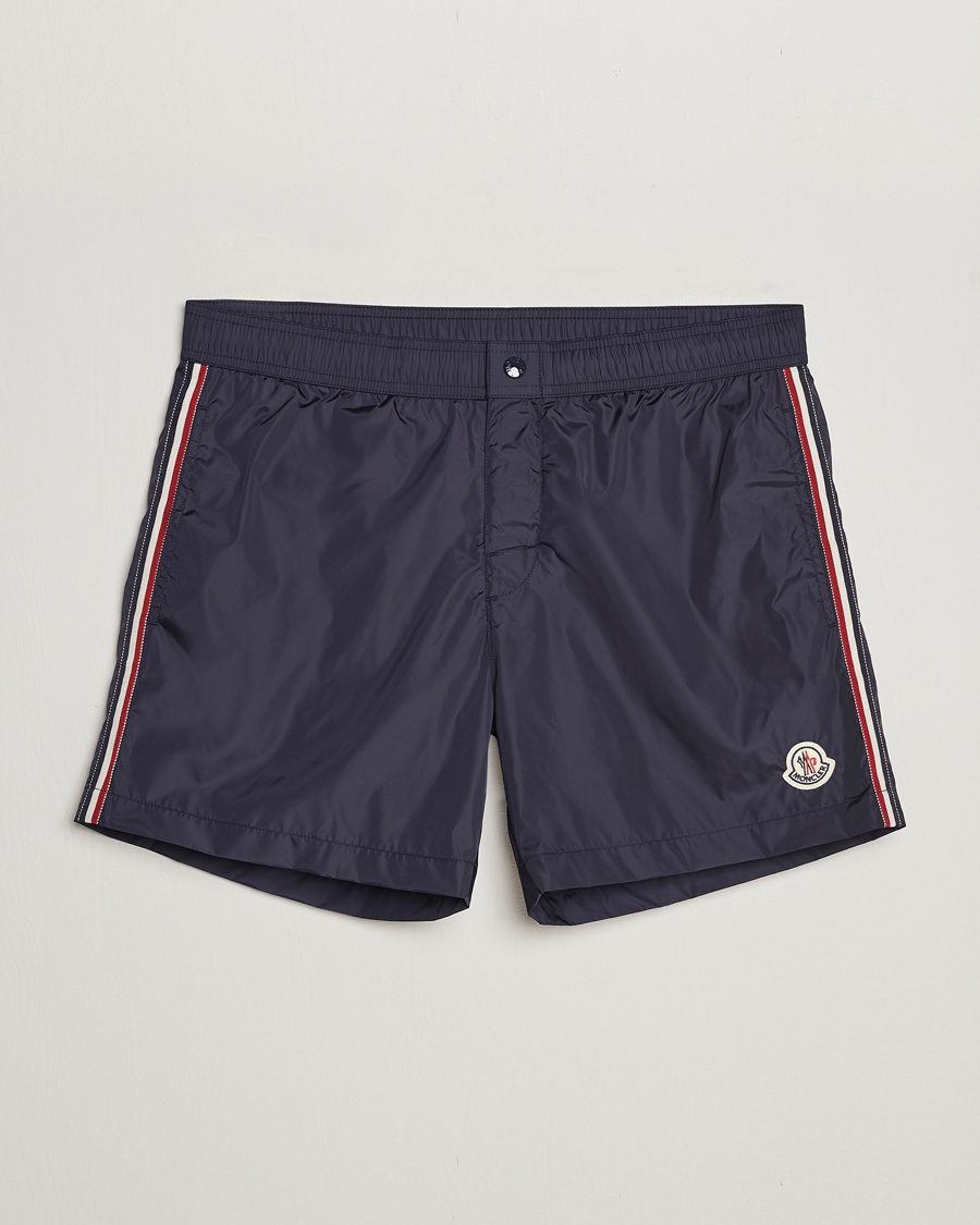 Uomini | Costumi da bagno | Moncler | Nylon Swim Shorts Navy