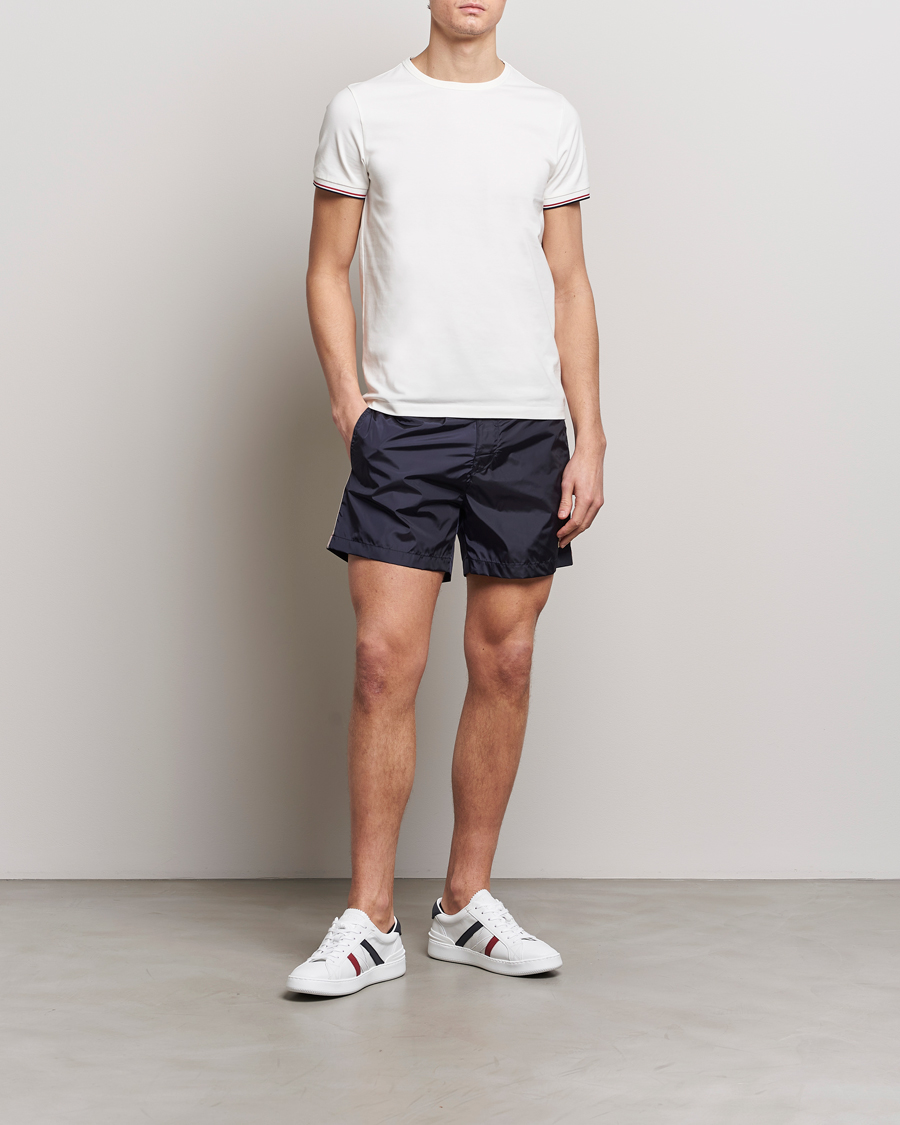 Uomini | Costumi da bagno | Moncler | Nylon Swim Shorts Navy
