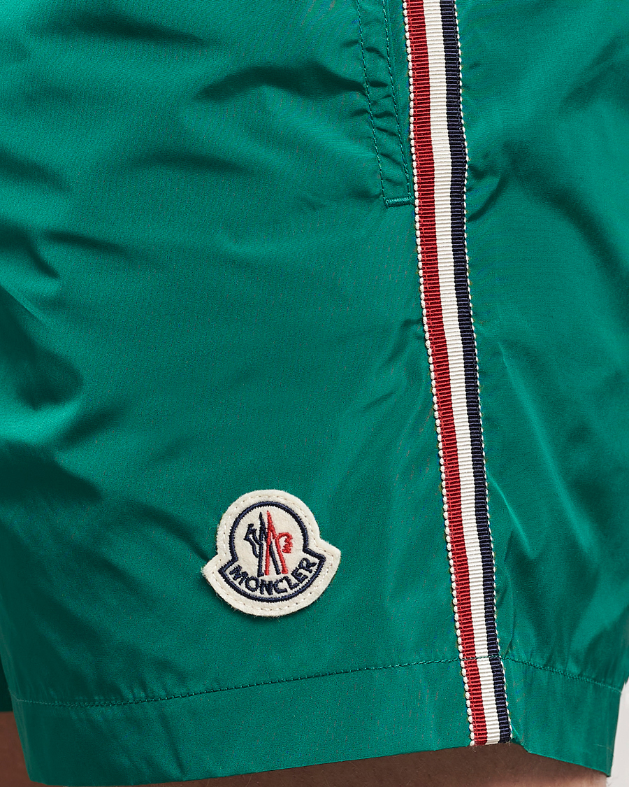 Uomini | Costumi da bagno | Moncler | Nylon Swim Shorts Emerald Green