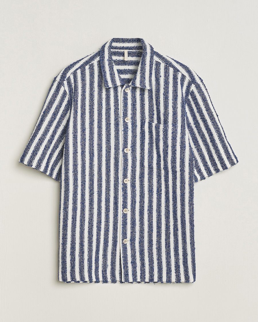 Uomini | Camicie | Sunflower | Spacey Shirt Navy Stripe