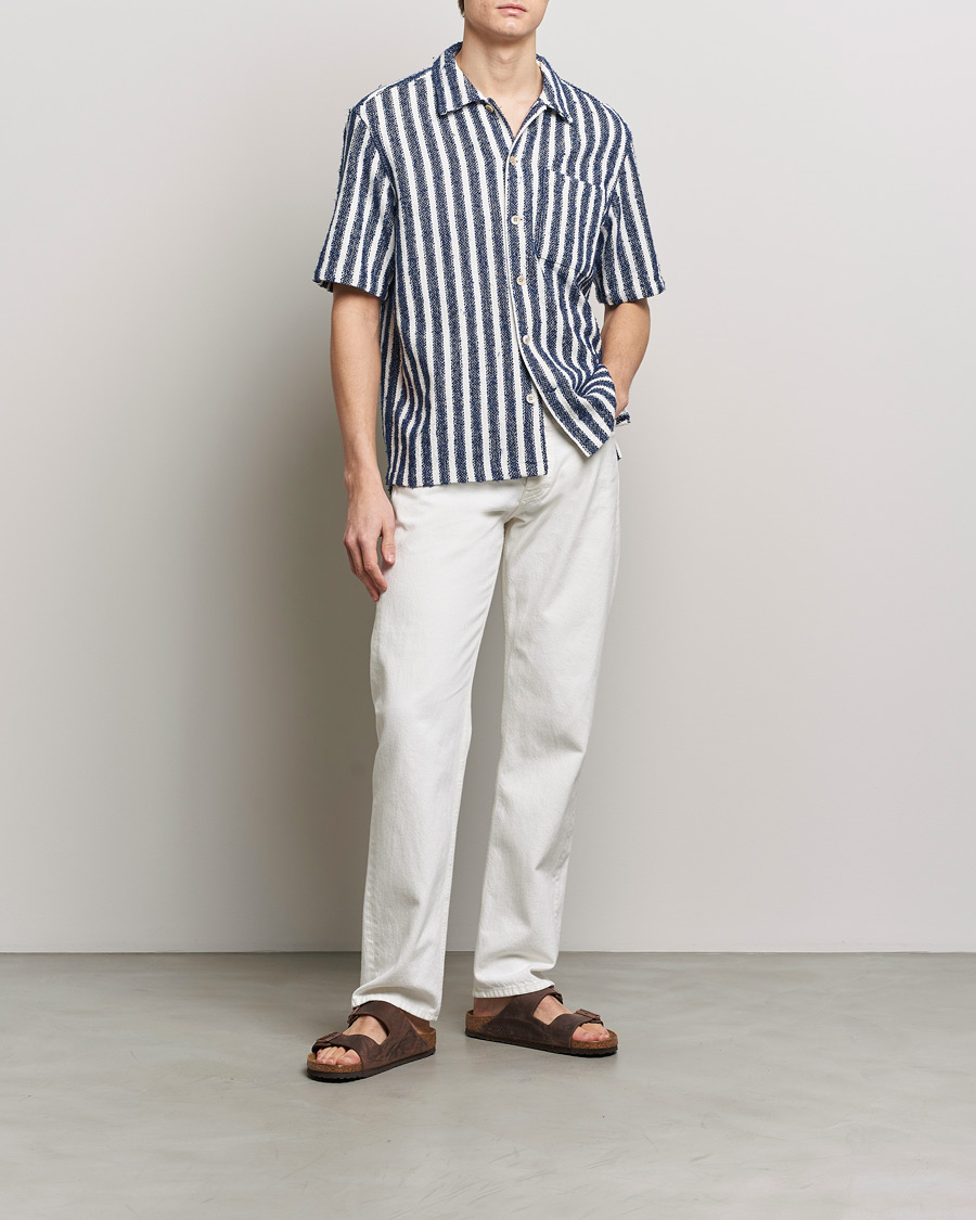 Uomini | Camicie | Sunflower | Spacey Shirt Navy Stripe