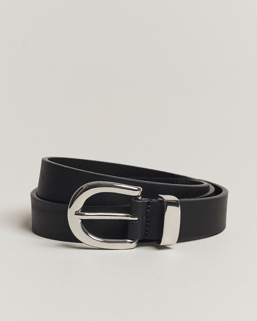 Uomini | Sunflower Simple Belt 2,5 cm Black | Sunflower | Simple Belt 2,5 cm Black