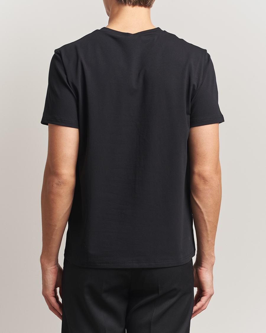 Uomini | T-shirt | Filippa K | Organic Cotton V-Neck T-Shirt Black