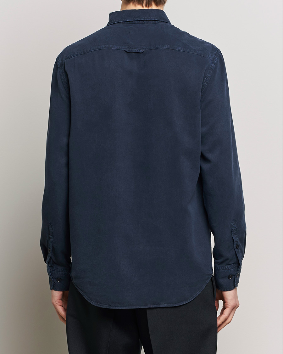 Uomini | Camicie | Filippa K | Zachary Lyocell Shirt Navy