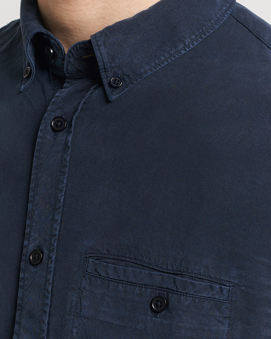 Uomini | Camicie | Filippa K | Zachary Lyocell Shirt Navy