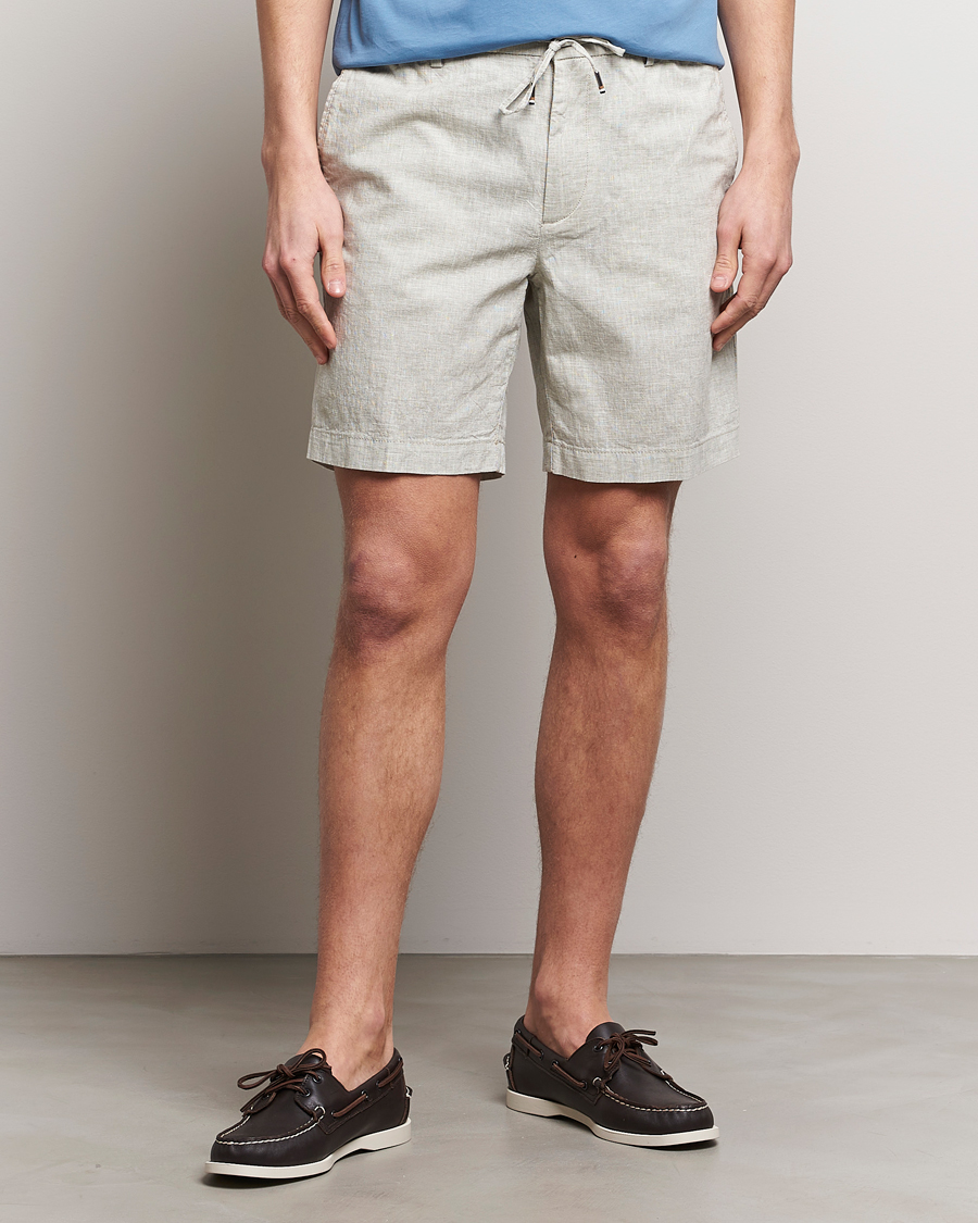 Uomini | Pantaloncini | BOSS BLACK | Kane Drawstring Shorts Open Green