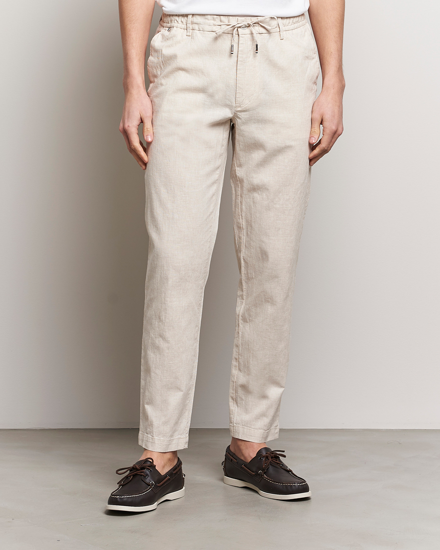 Uomini | Pantaloni | BOSS BLACK | Kane Drawstring Pants Light Beige