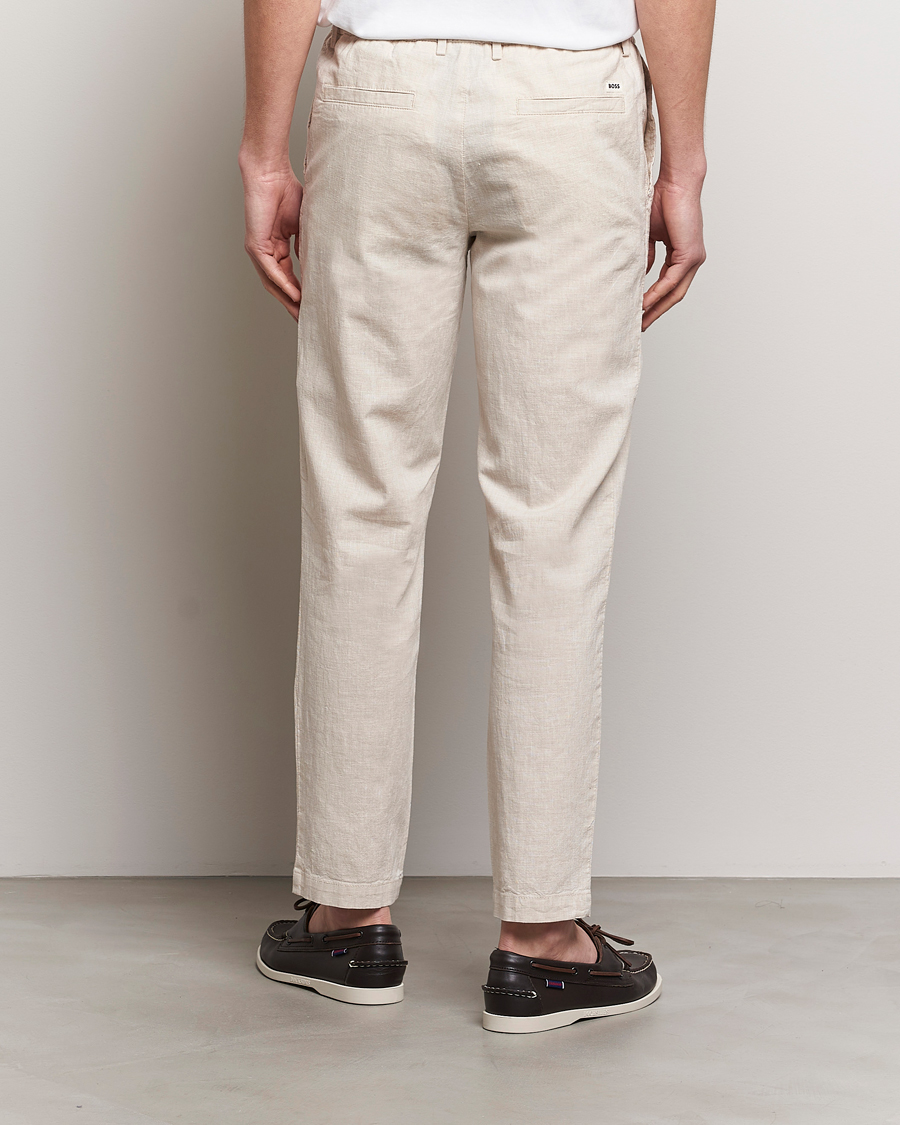 Uomini | Pantaloni | BOSS BLACK | Kane Drawstring Pants Light Beige