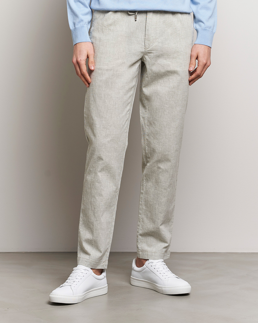 Uomini | Pantaloni | BOSS BLACK | Kane Drawstring Pants Open Green
