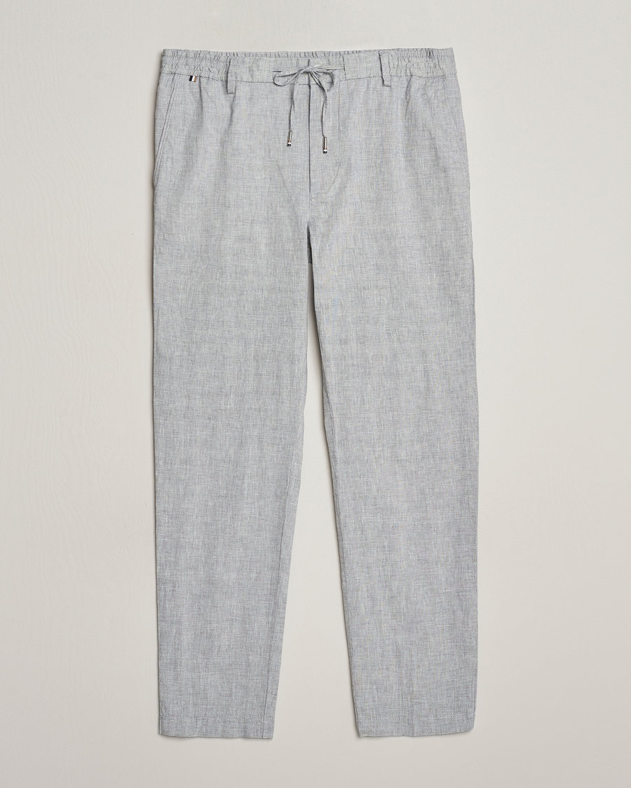 Uomini | Pantaloni | BOSS BLACK | Kane Drawstring Pants Light Blue