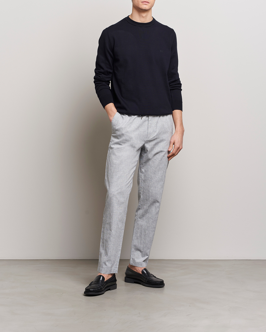 Uomini | Pantaloni | BOSS BLACK | Kane Drawstring Pants Light Blue