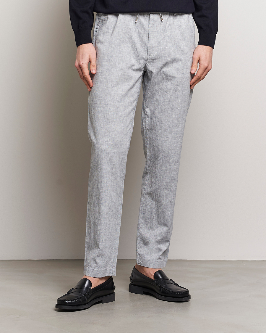 Uomini | Pantaloni | BOSS BLACK | Kane Drawstring Pants Light Blue