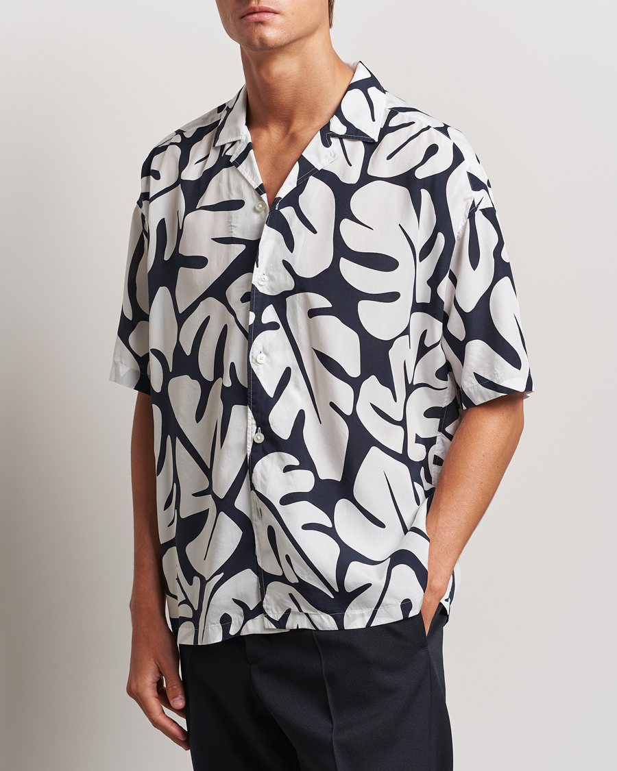 Uomini | Camicie | BOSS BLACK | Drew Short Sleeve Shirt Dark Blue