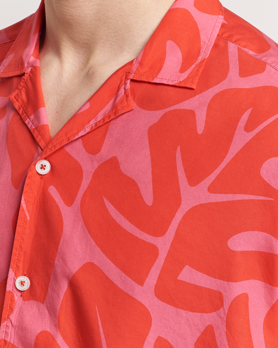 Uomini | Camicie | BOSS BLACK | Drew Short Sleeve Shirt Bright Red